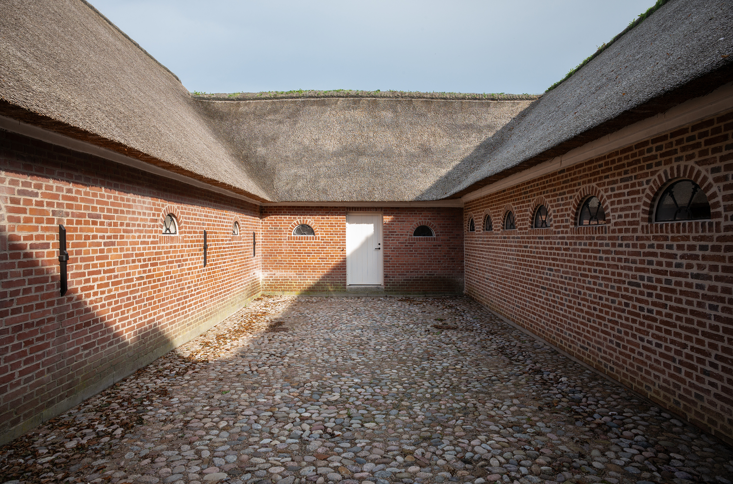 The small, enclosed courtyard, which is surrounded by Nørre Sødam's four lengths. Photo credit: Helene Høyer Mikkelsen